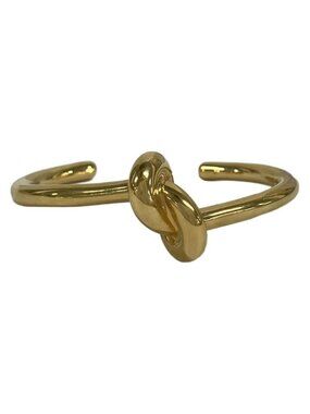 Celine Bangle Knot Extra Thin Gold Bracelet
